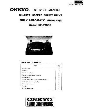 Service manual Onkyo CP-1280F ― Manual-Shop.ru