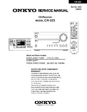 Сервисная инструкция Onkyo CR-325 ― Manual-Shop.ru