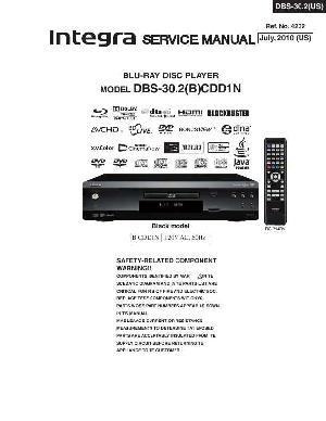 Сервисная инструкция Onkyo DBS-30.2 INTEGRA ― Manual-Shop.ru