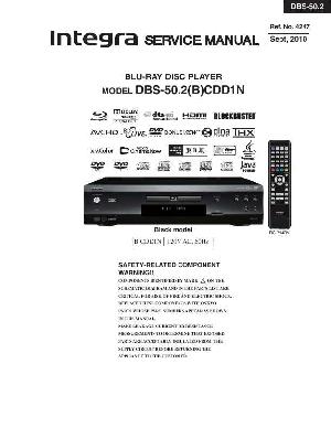 Сервисная инструкция Onkyo DBS-50.2 Integra ― Manual-Shop.ru