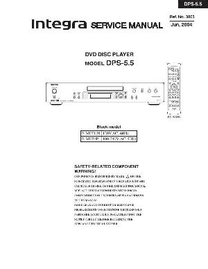 Service manual Onkyo DPS-5.5 Integra ― Manual-Shop.ru
