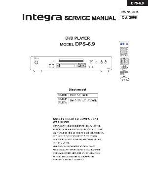 Сервисная инструкция Onkyo DPS-6.9 Integra ― Manual-Shop.ru