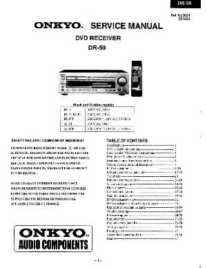 Сервисная инструкция Onkyo DR-90 ― Manual-Shop.ru