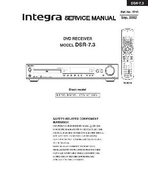 Сервисная инструкция Onkyo DSR-7.3 ― Manual-Shop.ru