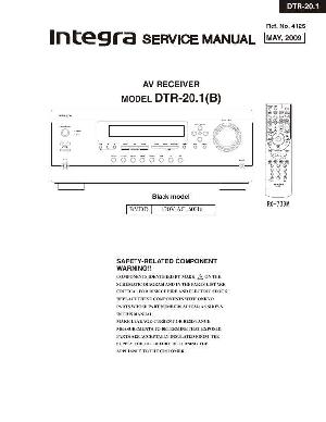 Сервисная инструкция Onkyo DTR-20.1 INTEGRA ― Manual-Shop.ru