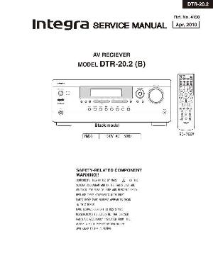 Сервисная инструкция Onkyo DTR-20.2 INTEGRA ― Manual-Shop.ru