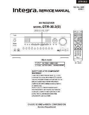 Сервисная инструкция Onkyo DTR-30.3 INTEGRA ― Manual-Shop.ru