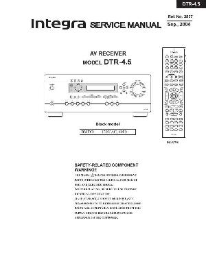 Сервисная инструкция Onkyo DTR-4.5 ― Manual-Shop.ru