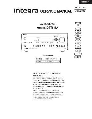 Service manual Onkyo DTR-5.4 ― Manual-Shop.ru