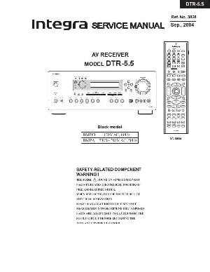 Сервисная инструкция Onkyo DTR-5.5 ― Manual-Shop.ru