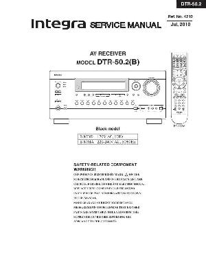 Service manual Onkyo DTR-50.2 Integra ― Manual-Shop.ru