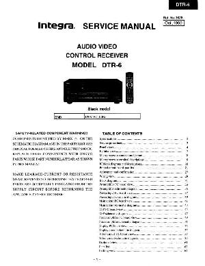 Сервисная инструкция Onkyo DTR-6 ― Manual-Shop.ru