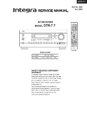 Сервисная инструкция Onkyo DTR-7.7 Integra ― Manual-Shop.ru