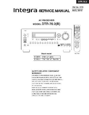 Сервисная инструкция Onkyo DTR-70.2 Integra ― Manual-Shop.ru