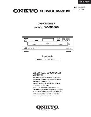 Service manual Onkyo DV-CP500 ― Manual-Shop.ru