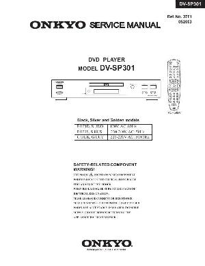 Service manual Onkyo DV-SP30 ― Manual-Shop.ru