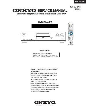 Сервисная инструкция Onkyo DV-SP300 ― Manual-Shop.ru