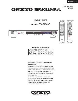 Service manual Onkyo DV-SP405  ― Manual-Shop.ru