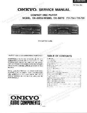 Service manual Onkyo DX-6850, DX-6870 ― Manual-Shop.ru