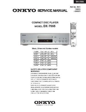 Сервисная инструкция Onkyo DX-7555 ― Manual-Shop.ru