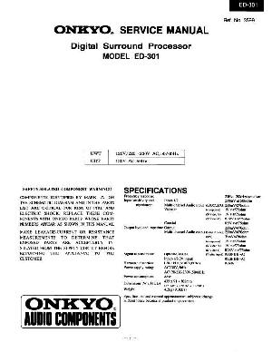 Сервисная инструкция Onkyo ED-301 ― Manual-Shop.ru