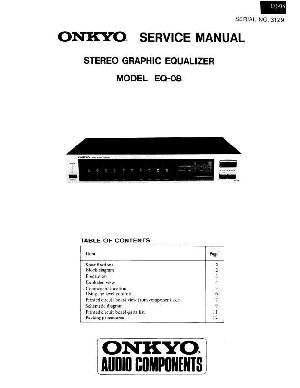 Сервисная инструкция Onkyo EQ-08 ― Manual-Shop.ru