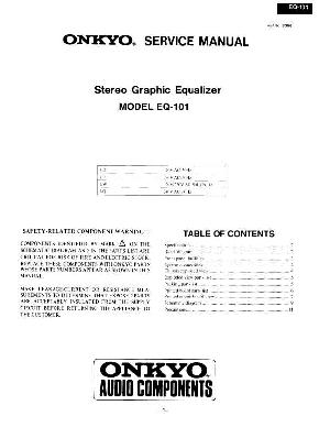 Service manual Onkyo EQ-101 ― Manual-Shop.ru
