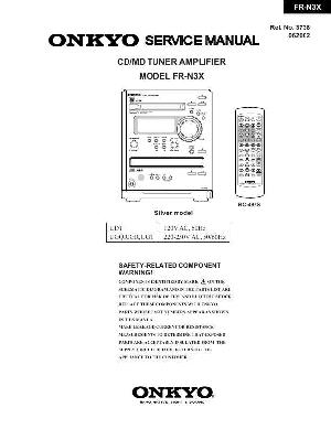 Сервисная инструкция Onkyo FR-N3X ― Manual-Shop.ru