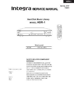 Сервисная инструкция Onkyo HDR-1 ― Manual-Shop.ru