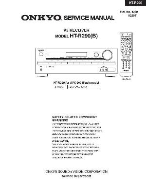 Сервисная инструкция Onkyo HT-R290 ― Manual-Shop.ru