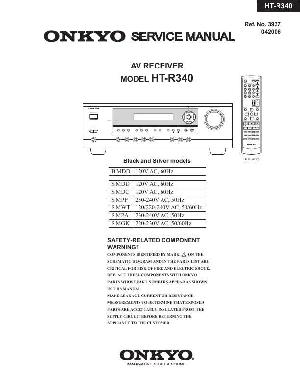 Сервисная инструкция Onkyo HT-R340, HT-S3100 ― Manual-Shop.ru