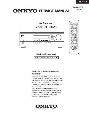 Сервисная инструкция Onkyo HT-R410 ― Manual-Shop.ru