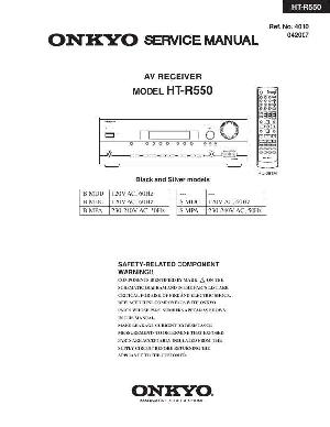 Сервисная инструкция Onkyo HT-R550 ― Manual-Shop.ru