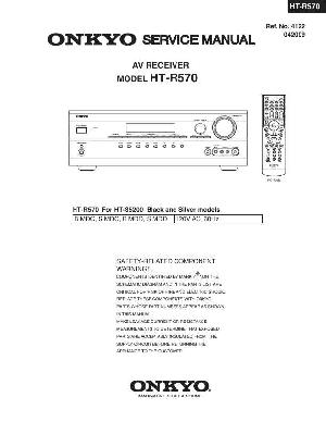 Сервисная инструкция Onkyo HT-R570 ― Manual-Shop.ru