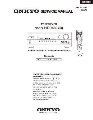 Сервисная инструкция Onkyo HT-R680 ― Manual-Shop.ru