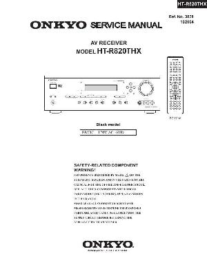 Service manual Onkyo HT-R820THX ― Manual-Shop.ru