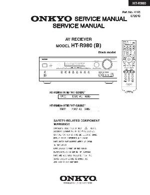 Сервисная инструкция Onkyo HT-R980 ― Manual-Shop.ru