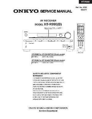 Сервисная инструкция Onkyo HT-R990 ― Manual-Shop.ru