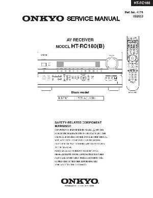 Сервисная инструкция Onkyo HT-RC180 ― Manual-Shop.ru