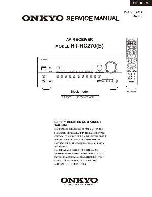 Сервисная инструкция Onkyo HT-RC270 ― Manual-Shop.ru