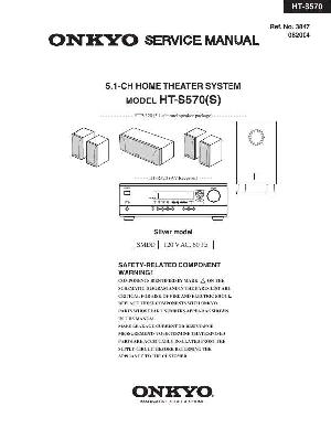 Service manual Onkyo HT-S570 ― Manual-Shop.ru