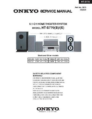 Service manual Onkyo HT-S770 ― Manual-Shop.ru