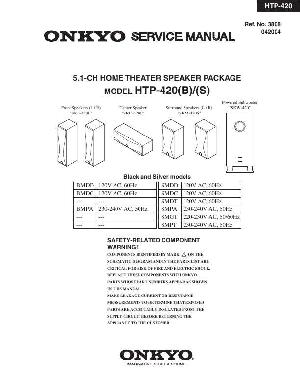 Сервисная инструкция Onkyo HTP-420 ― Manual-Shop.ru