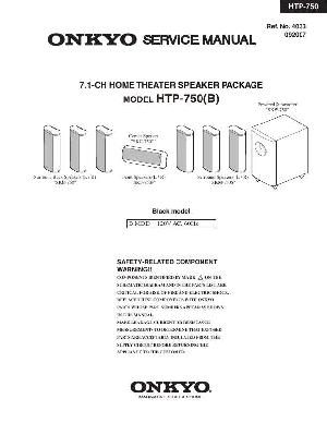 Service manual Onkyo HTP-750 ― Manual-Shop.ru