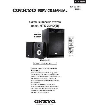 Сервисная инструкция Onkyo HTX-22HD ― Manual-Shop.ru