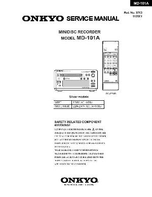 Service manual Onkyo MD-101A ― Manual-Shop.ru