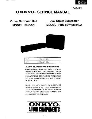 Сервисная инструкция Onkyo PHC-5C, PHC-5SW ― Manual-Shop.ru