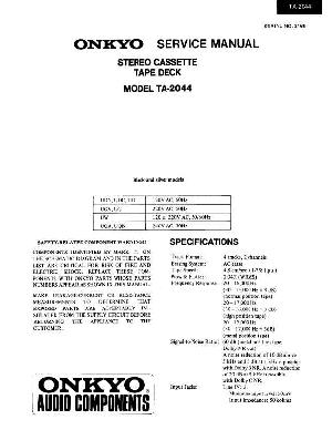 Service manual Onkyo TA-2044 ― Manual-Shop.ru