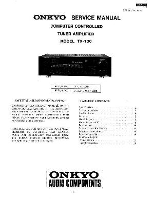 Сервисная инструкция Onkyo TX-108 ― Manual-Shop.ru