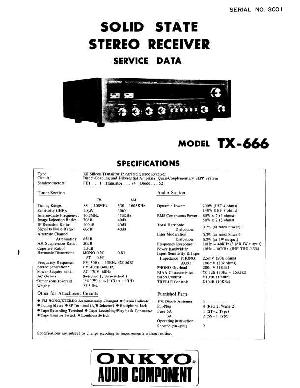 Сервисная инструкция Onkyo TX-666 ― Manual-Shop.ru